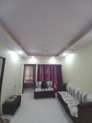 Living Room in 1 BHK Apartment at Chandak Nishchay, Borivali East – for Rent