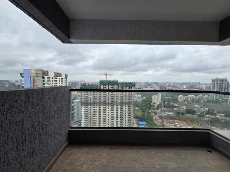 Balcony, kumar-parc-residences 2 Bedroom 840 Sq.Ft. Apartment In Hadapsar Pune 10542591