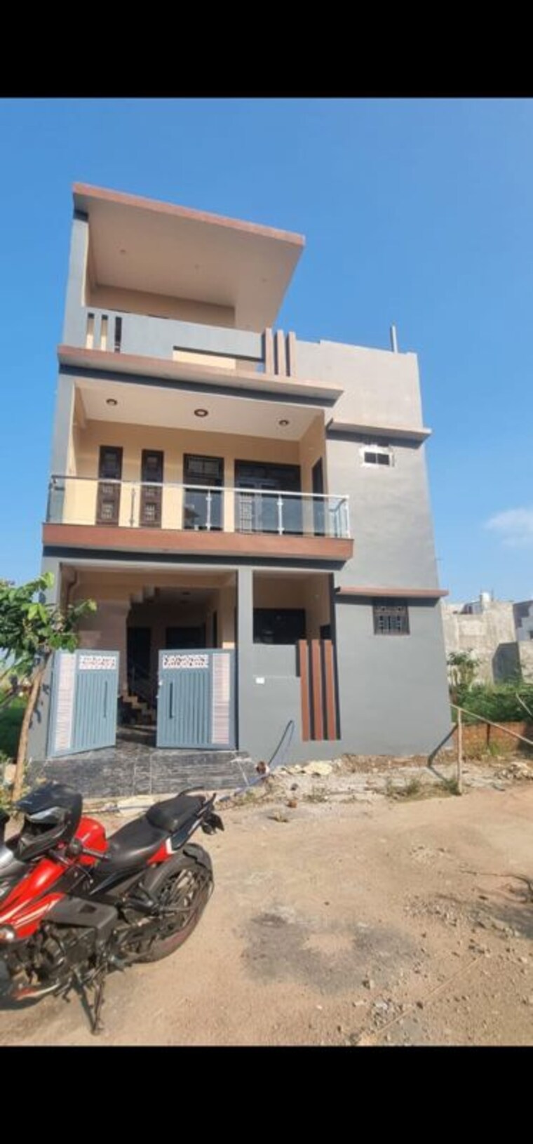 Exterior View, kailasha-enclave 3 Bedroom 1550 Sq.Ft. Villa In Sultanpur Road Lucknow 10542752
