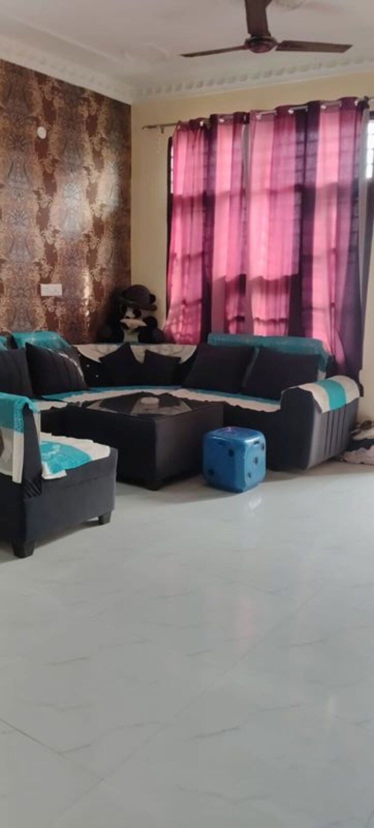 Living Room, dhakoli 2 Bedroom 650 Sq.Ft. Builder Floor In Dhakoli Zirakpur 10542787