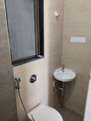 Bathroom in 1 BHK Apartment at Chandak Nishchay, Borivali East – for Rent