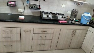 Kitchen in 2 BHK Apartment at Theme Ambience Golf View, Gachibowli – for Rent