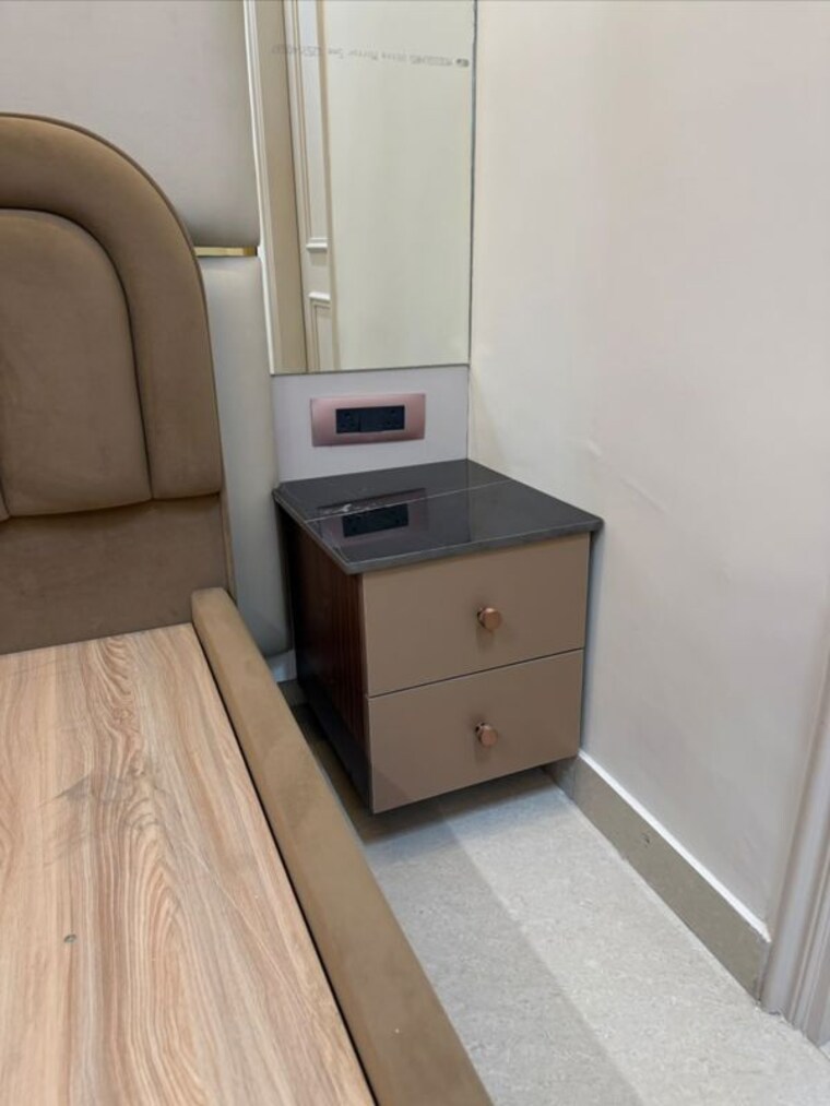 Bedroom, pushpanjali-town 3 Bedroom 1300 Sq.Ft. Apartment In Shastripuram Agra 10542822