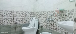 Bathroom in 3 BHK Apartment at BM Magnolia Park, Whitefield – for Rent