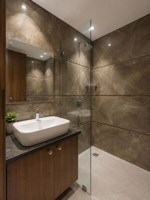 Bathroom in Studio Builder Floor at Sector 40 – for Rent