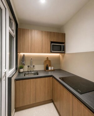 Kitchen in Studio Builder Floor at Sector 40 – for Rent