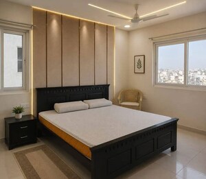 Bedroom in 3 BHK Apartment at ASBL Spectra, Financial District – for Rent
