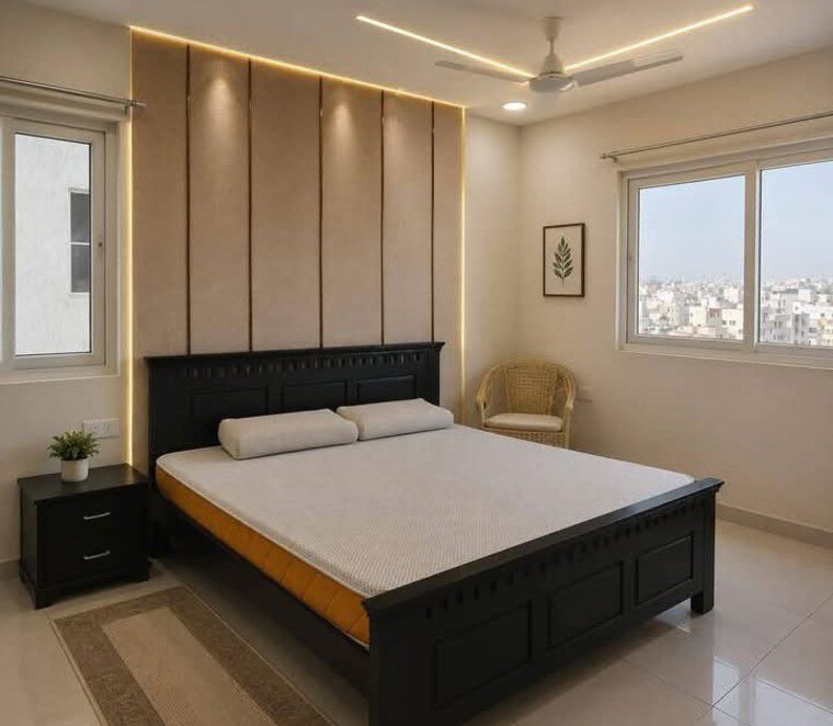 Bedroom, asbl-spectra 3 Bedroom 2210 Sq.Ft. Apartment In Financial District Hyderabad 10542990