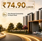 2 BHK 1150 Sq.Ft. Apartment in Aerocity
