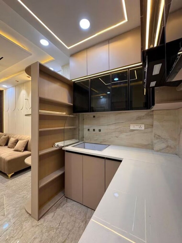 Kitchen, uttam nagar 3 Bedroom 910 Sq.Ft. Builder Floor In Uttam Nagar Delhi 10543082