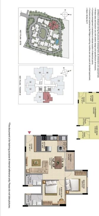 2 BHK 1010 Sq.Ft. Apartment in Shriram Sapphire