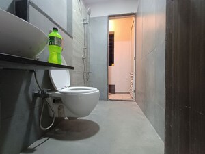 Bathroom in 2 BHK Apartment at Siddhi Highland Haven, Balkum Pada – for Rent