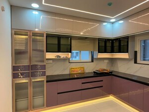 Kitchen in 3 BHK Apartment at ASBL Spectra, Financial District – for Rent
