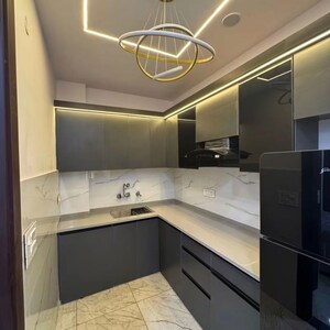 Kitchen in 3 BHK Builder Floor at Uttam Nagar – for Sale