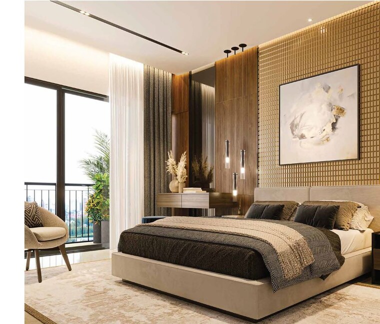 Bedroom, sobha-aurum 3 Bedroom 1571 Sq.Ft. Apartment In Sector 36 Greater Noida Greater Noida 10442558