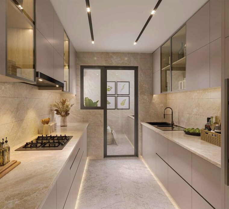 Kitchen, sobha-aurum 3 Bedroom 1571 Sq.Ft. Apartment In Sector 36 Greater Noida Greater Noida 10442558