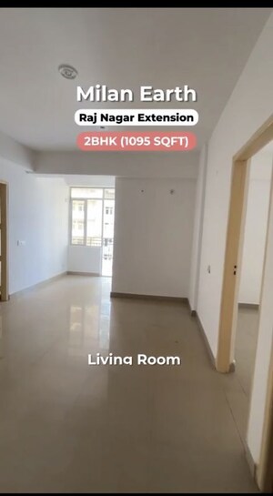 Building Lobby in 2 BHK Apartment at Milan Earth, Raj Nagar Extension – for Sale