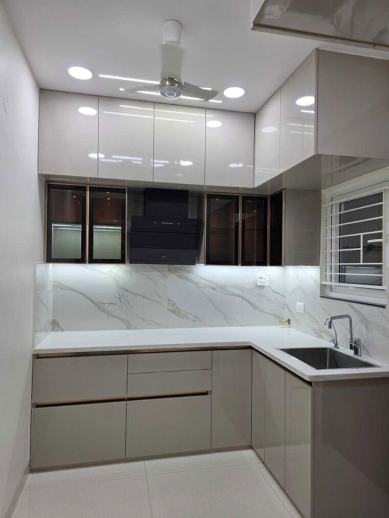 Kitchen, my-home-tarkshya 3 Bedroom 1930 Sq.Ft. Apartment In Kokapet Hyderabad 10543294