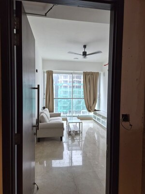 Bathroom in 3 BHK Apartment at Prescon Midtown Bay, Mahim West – for Rent