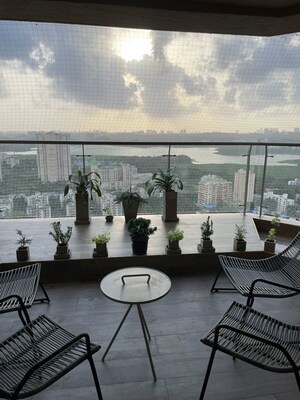 Balcony in 4 BHK Apartment at Raj Grandeur, Powai – for Sale