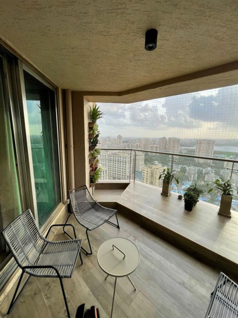 Balcony, raj-grandeur 4 Bedroom 2400 Sq.Ft. Apartment In Powai Mumbai 10543354