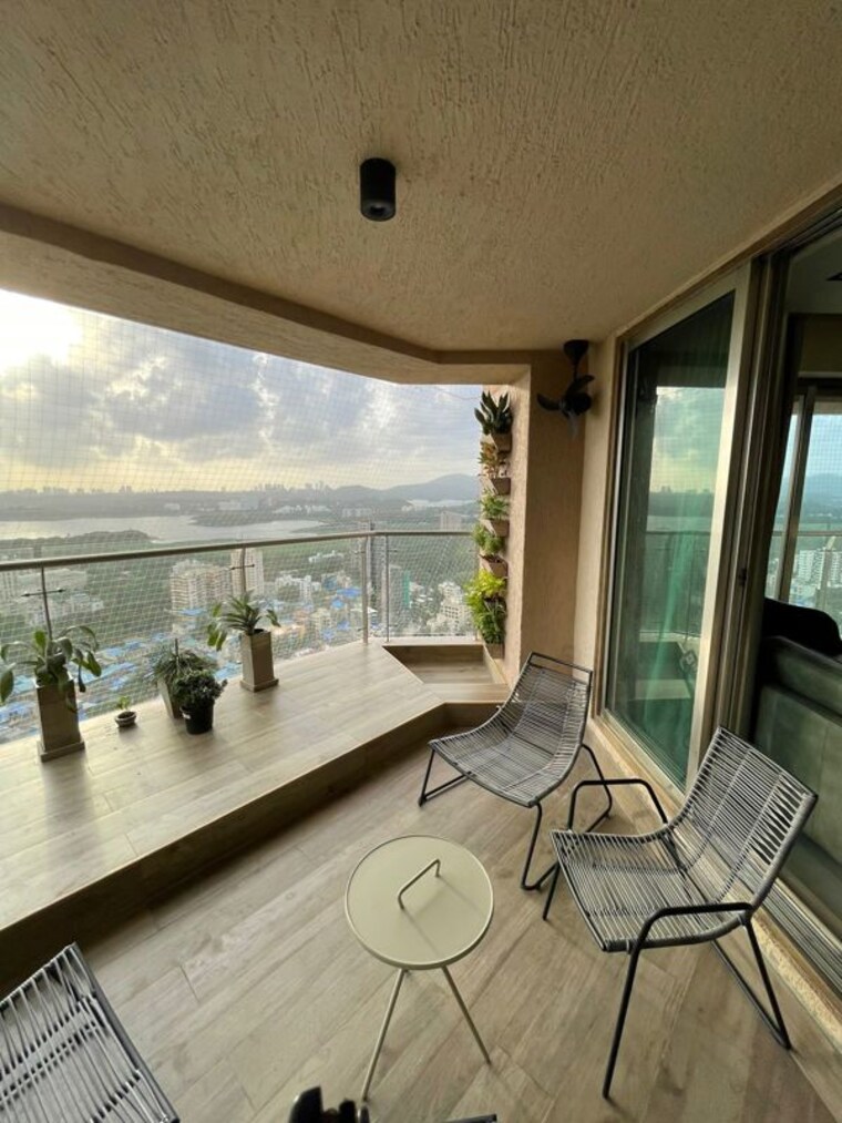 Balcony, raj-grandeur 4 Bedroom 2400 Sq.Ft. Apartment In Powai Mumbai 10543354