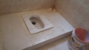 Bathroom in 1 BHK Independent House at Rt Nagar – for Rent