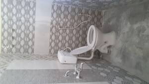 Bathroom in 1 BHK Independent House at Rt Nagar – for Rent