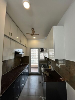 Kitchen in 3.5 BHK Apartment at Elite Golf Green, Sector 79 – for Rent