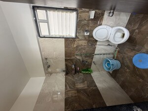 Bathroom in 2 BHK Apartment at Punawale – for Rent