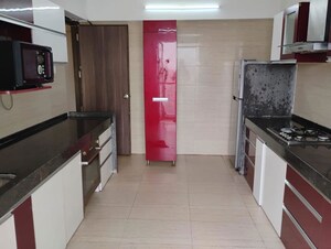Kitchen in 3 BHK Apartment at LnT Realty Crescent Bay, Parel – for Rent