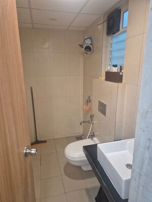 Bathroom in 2 BHK Apartment at Dosti West County, Balkum Pada – for Rent
