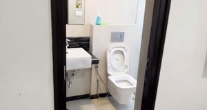 Bathroom in 3.5 BHK Apartment at Dheeraj Insignia, Bandra East – for Rent