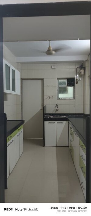 Kitchen in 3 BHK Apartment at Serenity Tower, Andheri West – for Rent