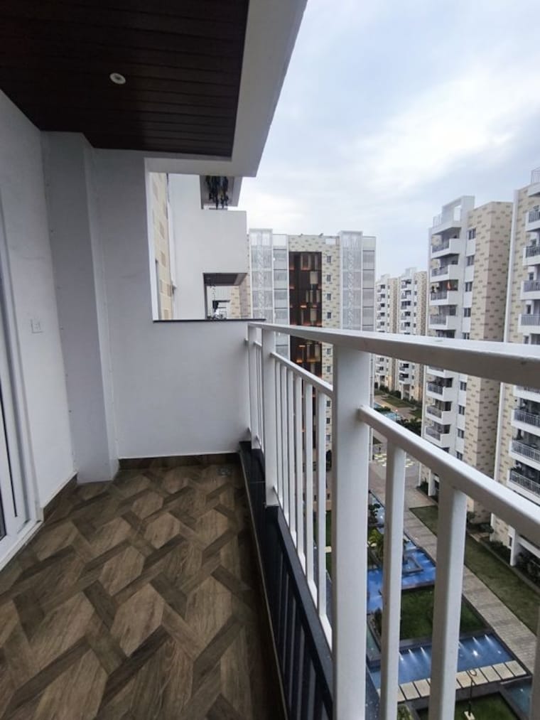 Balcony, ambience-courtyard 3.5 Bedroom 2200 Sq.Ft. Apartment In Manikonda Hyderabad 10543712