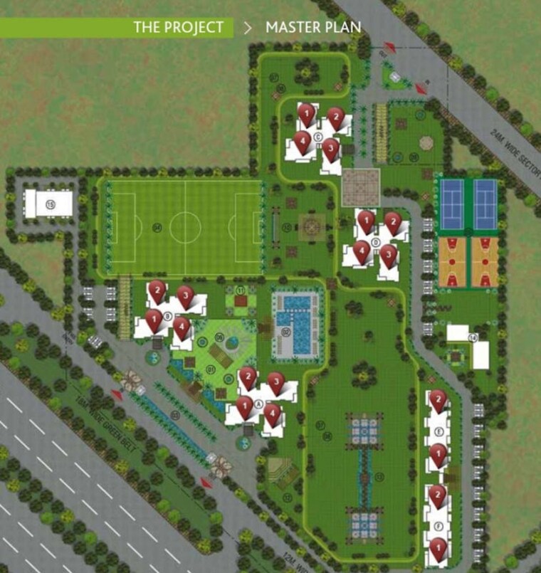 Master Plan, conscient-heritage-max 3.5 Bedroom 1948 Sq.Ft. Apartment In Sector 102 Gurgaon 10543801