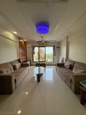 Living Room in 3 BHK Apartment at Diamond Garden, Chembur – for Rent