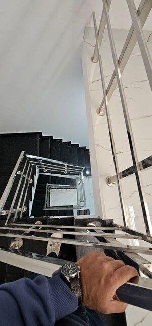 Staircase in 3 BHK Villa at Sector 16 Greater Noida – for Rent