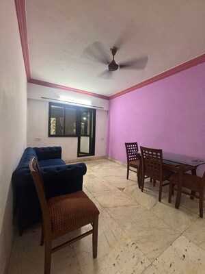 Living Room in 2 BHK Apartment at Mantri Park, Goregaon East – for Rent