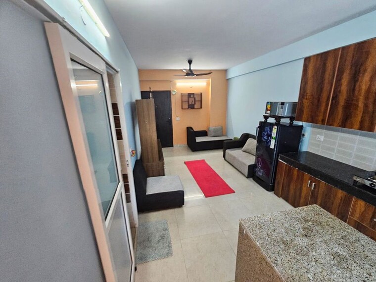 Living Room, signature-global-grand-iva 1 Bedroom 550 Sq.Ft. Apartment In Sector 103 Gurgaon 10543995