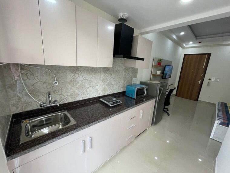 Kitchen, sector 40 Studio 650 Sq.Ft. Builder Floor In Sector 40 Gurgaon 10544017