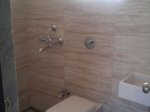 Bathroom in 2 BHK Apartment at Dedhia Platinum Lawns, Ghodbunder Road – for Rent