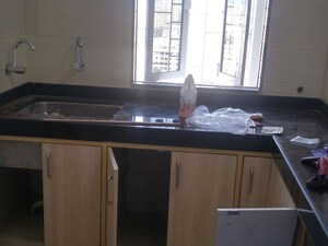 Kitchen in 2 BHK Apartment at Dedhia Platinum Lawns, Ghodbunder Road – for Rent