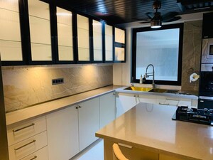 Kitchen in 4 BHK Apartment at Vasavi GP Trends, Nanakramguda – for Rent