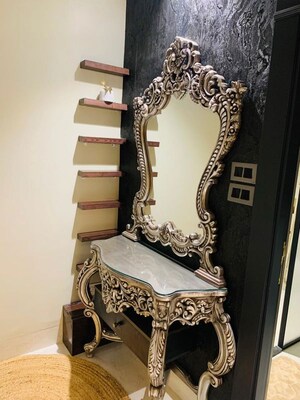 Staircase in 4 BHK Apartment at Vasavi GP Trends, Nanakramguda – for Rent