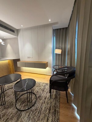 Living Room in Studio Apartment at M3M My Den, Sector 67 – for Rent