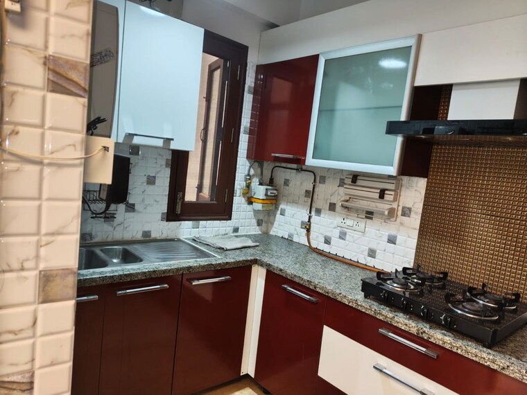 Kitchen, malviya nagar 3 Bedroom 2000 Sq.Ft. Builder Floor In Malviya Nagar Delhi 10544152