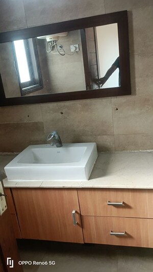 Bathroom in 3 BHK Builder Floor at Defence Colony – for Rent