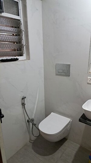 Bathroom in 2 BHK Apartment at Group Seven Rushi Heights, Goregaon East – for Sale