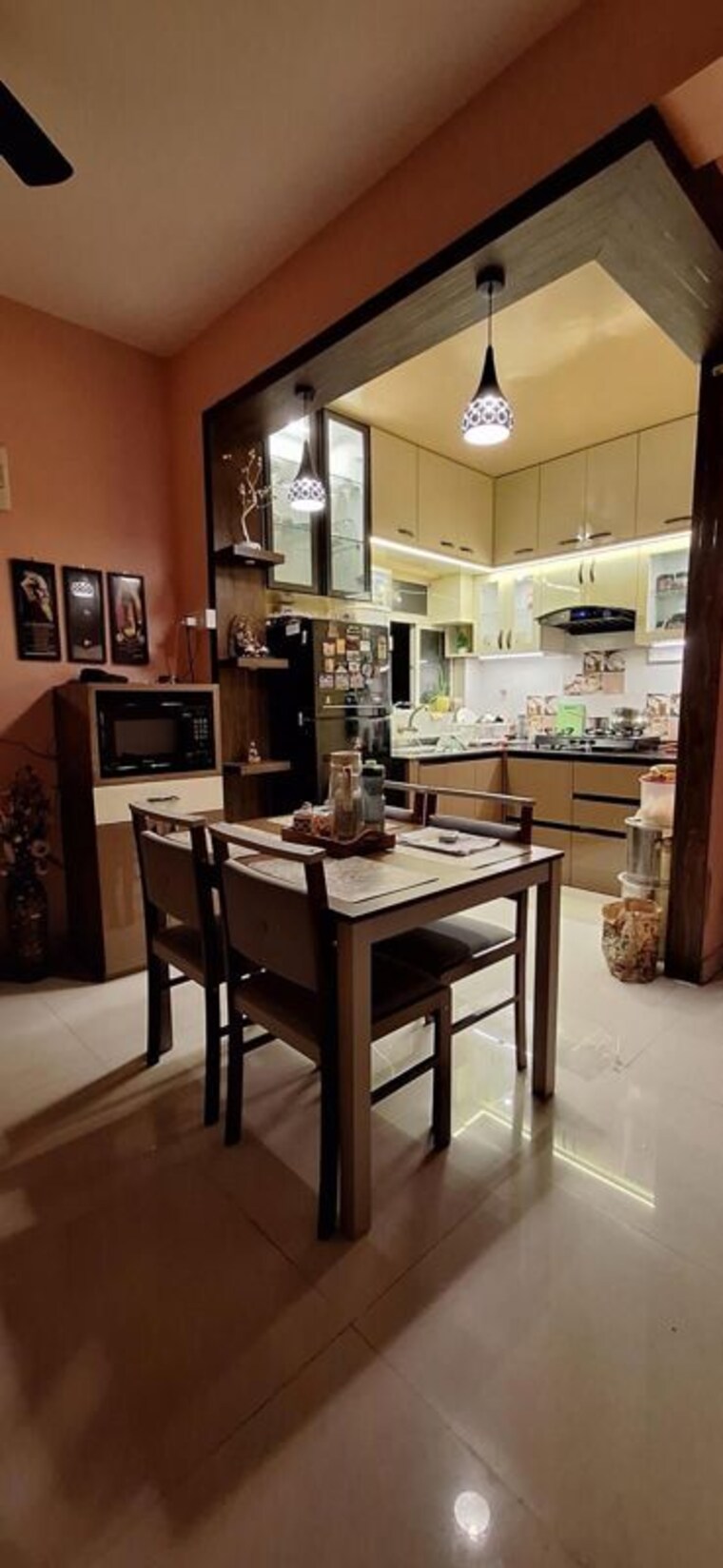 Kitchen, magnolia-vardaan 3 Bedroom 897 Sq.Ft. Apartment In Rajarhat Kolkata 10544257